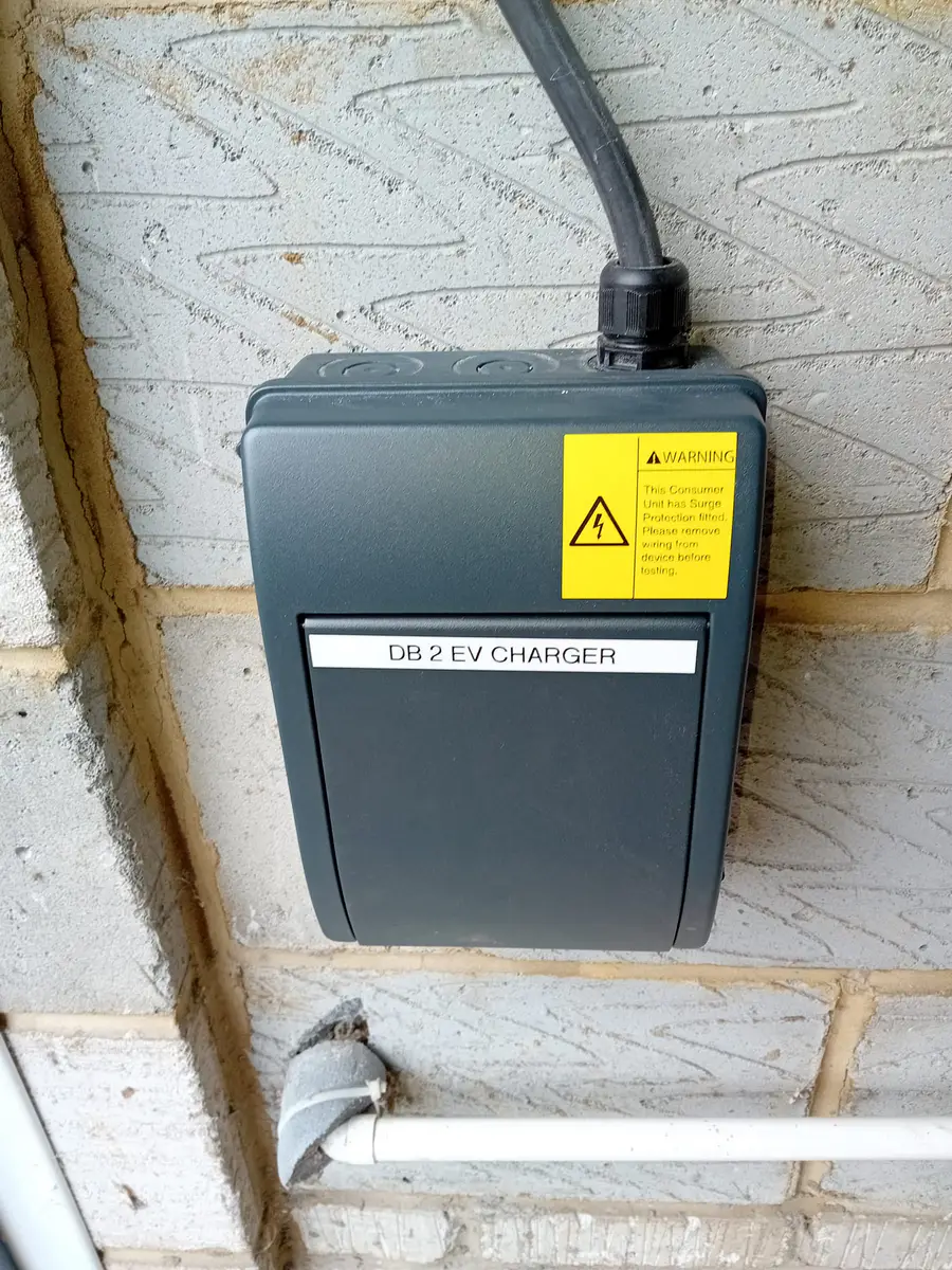 Dedicated EV Charger Sub-Board with Surge Protection by Renew Electrical
